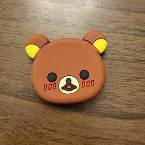 Cute bear expanding phone grip and stand